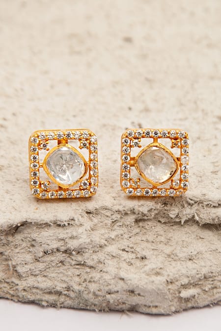 Neeta Boochra Swarna Varg Moissanite Studs 