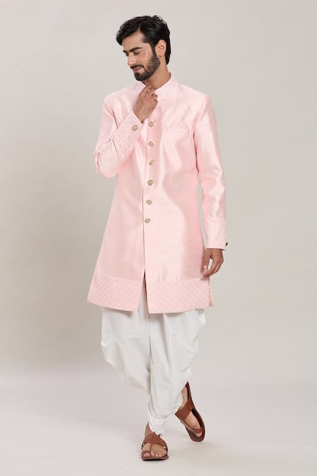 Aryavir Malhotra Sleeve Embroidered Kurta Set 