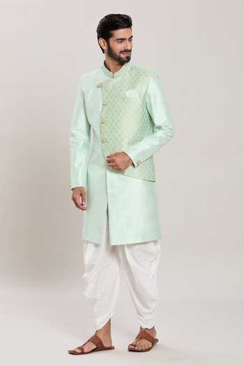 Arihant Rai Sinha Floral Butta Woven Kurta Set 