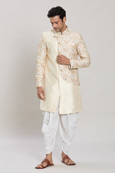 Aryavir Malhotra Zari Work Kurta Set 