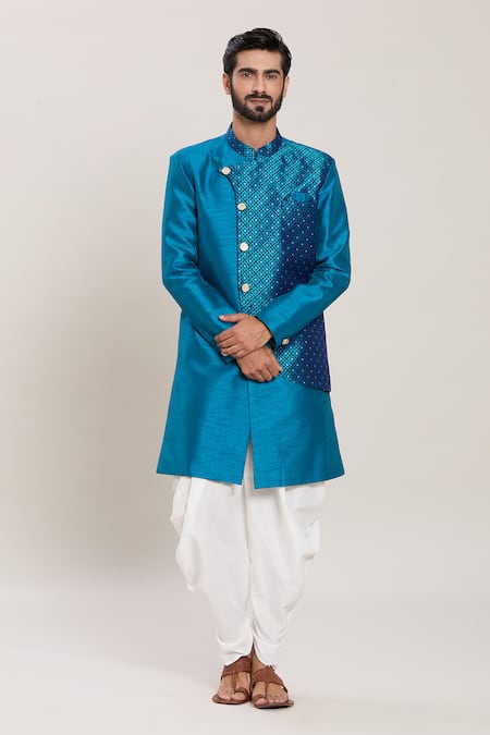 Arihant Rai Sinha Diamond Woven Kurta Set 