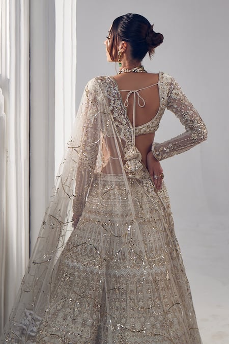 Ruchika Hurria Thread Embroidered Lehenga Set 