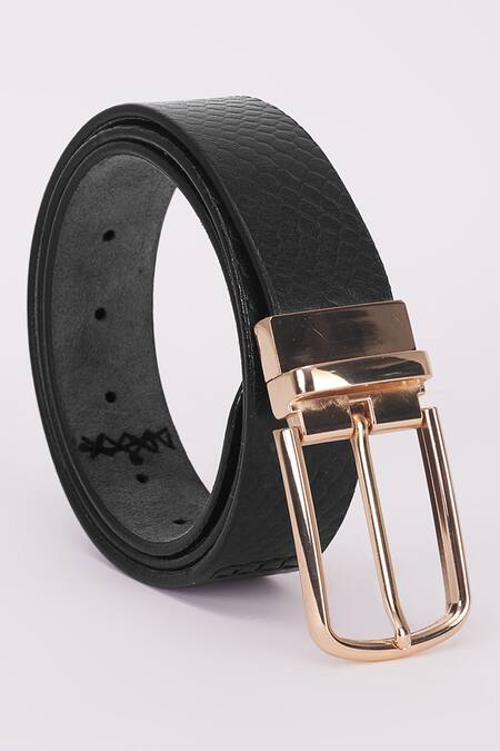 Bubber Couture_Grey Sterling Mesh Pointed-toe Moccasin Shoes And Belt _Online_at_Aza_Fashions