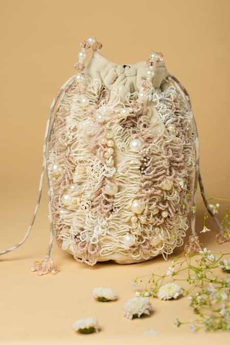 ClutcH'D Hand Embroidered Potli Bag 