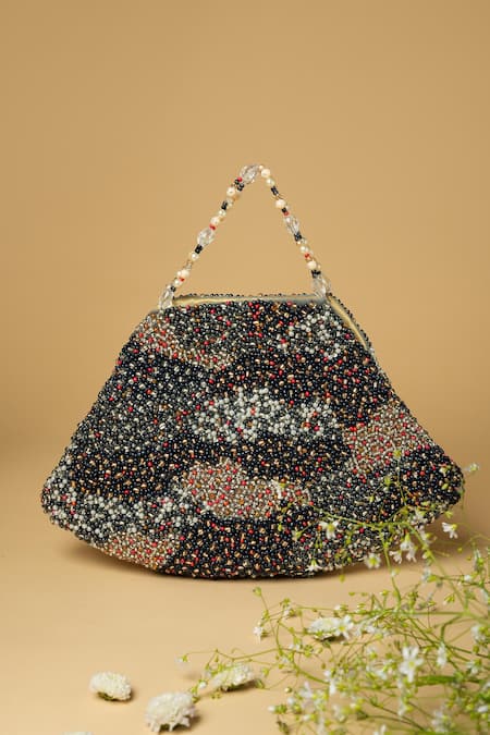 Clutch'D Abstract Hand Embroidered Bag 