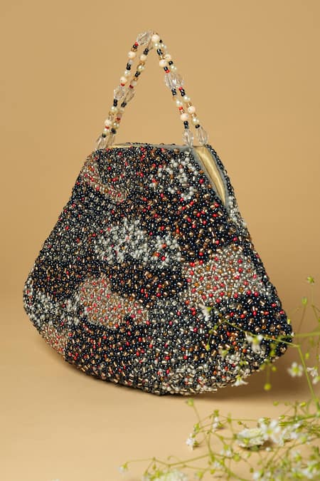 ClutcH'D Abstract Hand Embroidered Bag 