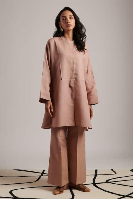 Moh India Nirvana Vintage Rose Tunic & Trouser Co-ord Set 