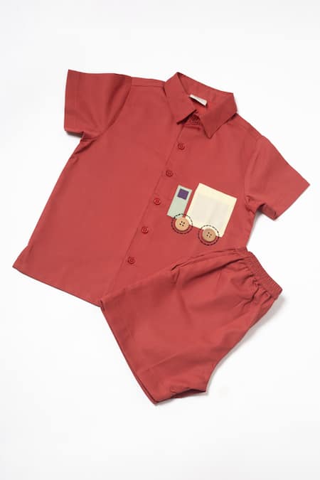 Studio Y Trucker Tales Shirt & Shorts Co-ord Set 