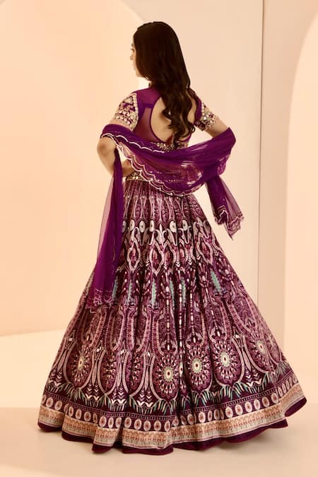 Rashika Sharma Sitara Thread Embroidered Lehenga Set 