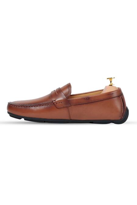 Vantier Brown Markchapman Driving Plain Moccasins Online at Aza Fashions Vantier_Brown Markchapman Driving Plain Moccasins _Online_at_Aza_Fashions