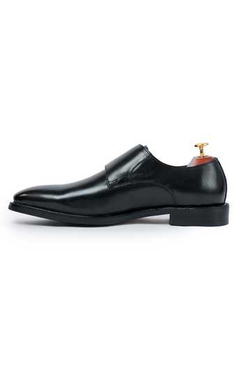 Shop Vantier Black Julius Double Monk Strap Shoes Online at Aza Fashions Shop_Vantier_Black Julius Double Monk Strap Shoes _Online_at_Aza_Fashions