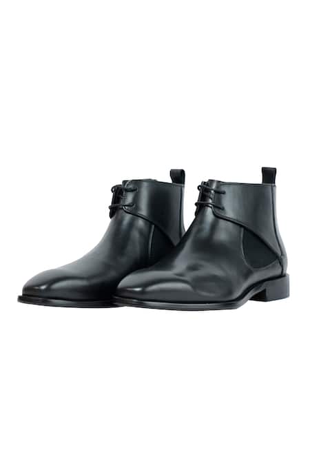 Vantier Black Stanford Chukka Boots Online at Aza Fashions Vantier_Black Stanford Chukka Boots _Online_at_Aza_Fashions