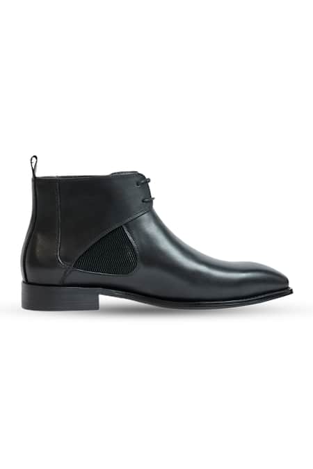 Shop Vantier Black Stanford Chukka Boots Online at Aza Fashions Shop_Vantier_Black Stanford Chukka Boots _Online_at_Aza_Fashions
