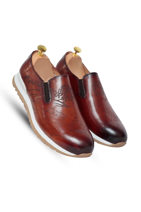 Vantier Cory Anderson Leather Sneakers 