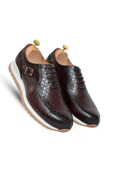 Vantier Adam Jeferry Leather Sneakers 