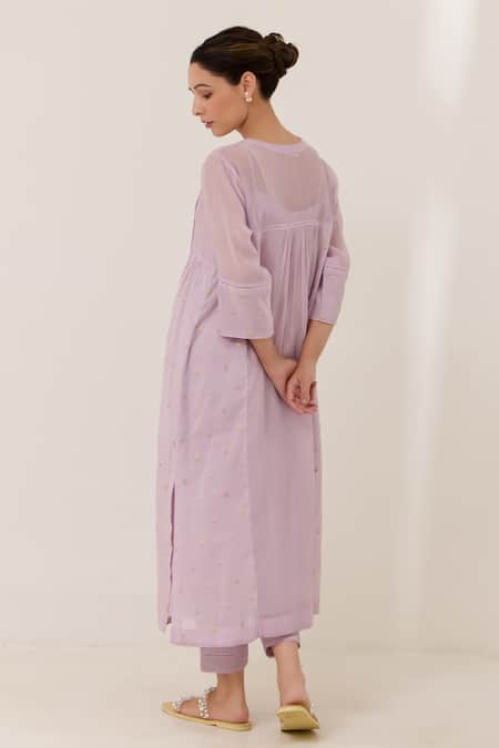 Label Mansi Nagdev Amelia Thread Embroidered Kurta & Pant