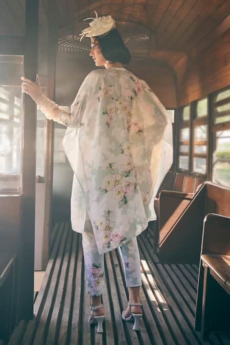 Tabeer India Blossom Print Shirt Kurta With Pant 