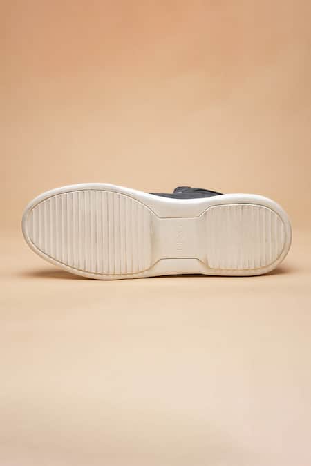 Buy_Dang Shoes_Black Float Round Toe Sneakers _Online_at_Aza_Fashions