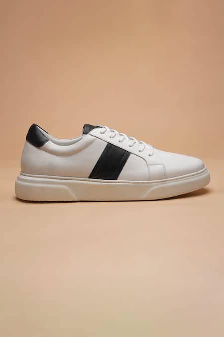 Dang Shoes_White Stitchline Thread Colorblock Phantom Sneakers  _Online_at_Aza_Fashions