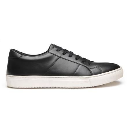 Dang Shoes_Black Designer Round Toe Lace-up Shoes _Online_at_Aza_Fashions