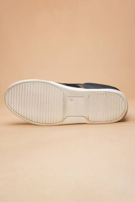 Buy_Dang Shoes_Blue Stock Stripe Colorblock Shoes  _Online_at_Aza_Fashions