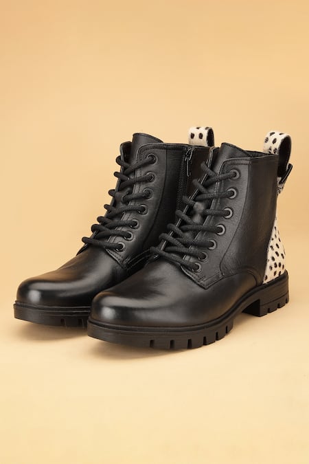 Dang Shoes Carey Ankle Pixie Geometric Woven Boots 