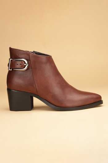 Dang Shoes_Brown Iole Cowboy Oily Boots_Online_at_Aza_Fashions