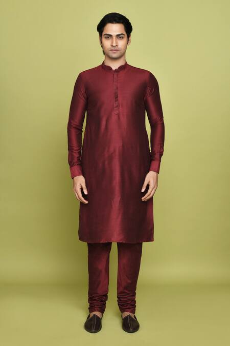 Buy_Arihant Rai Sinha_Cream Silk Sequins Embroidered Nehru Jacket And Kurta_Online_at_Aza_Fashions