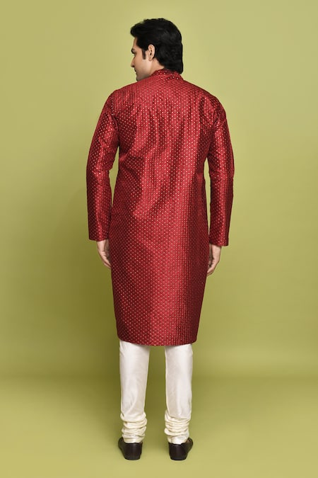 Arihant Rai Sinha Tikki Embroidered Kurta With Churidar 