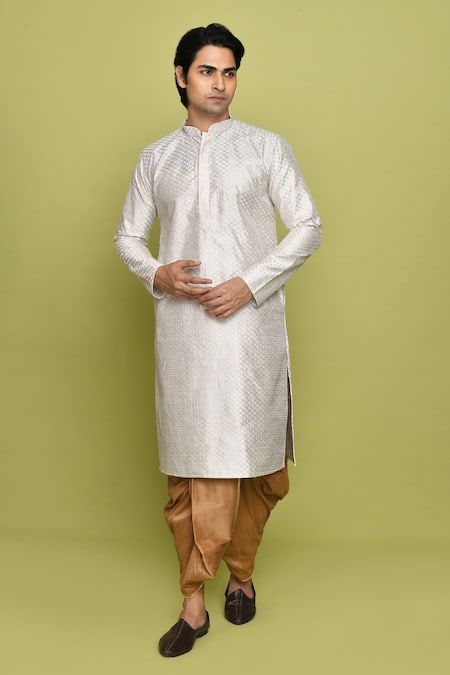 Arihant Rai Sinha Thread Embroidered Sequined Kurta With Dhoti Pant 