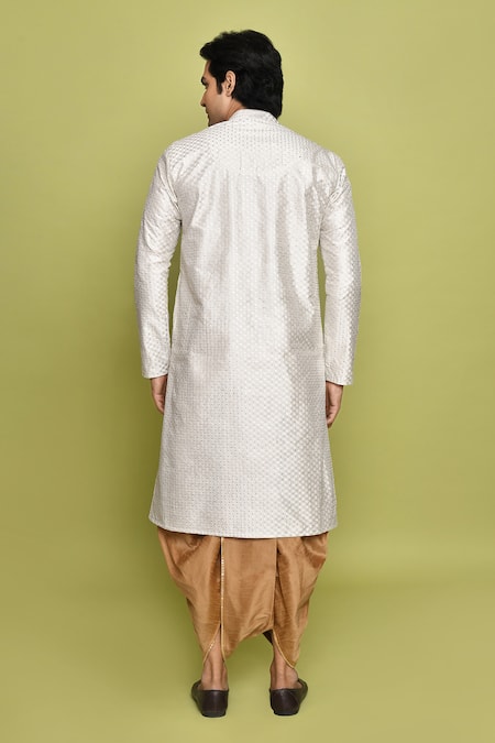 Arihant Rai Sinha Thread Embroidered Sequined Kurta With Dhoti Pant 