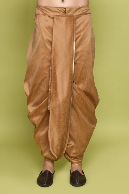 Shop Arihant Rai Sinha White Silk Sequins, Embroidery Thread Kurta With Dhoti Pant Shop_Arihant Rai Sinha_White Silk Sequins, Embroidery Thread Kurta With Dhoti Pant