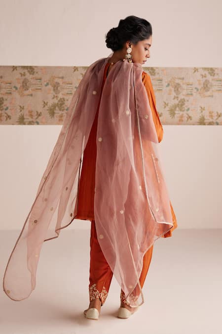 Esha Arora Zardozi Embroidered Bodice Kurta Salwar Set 