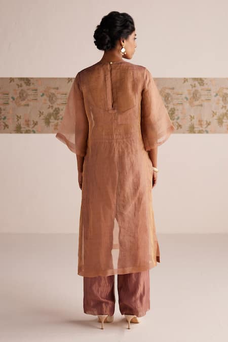 Esha Arora Zardozi Embroidered Kurta With Pant 