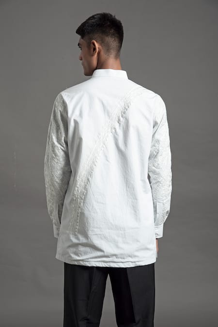 Arun Verma Placement Embroidered Shirt Kurta With Pant 