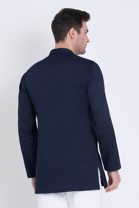 Arun Verma Resham Patchwork Embroidered Shirt 