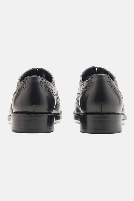 Buy Kozasko Black Classic Wingtip Oxford Shoes Online at Aza Fashions Buy_Kozasko_Black Classic Wingtip Oxford Shoes _Online_at_Aza_Fashions