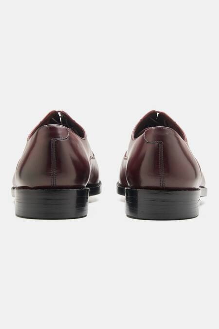 Buy Kozasko Maroon Goodyear Welted Chisel Toe Oxford Shoes Online at Aza Fashions Buy_Kozasko_Maroon Goodyear Welted Chisel Toe Oxford Shoes _Online_at_Aza_Fashions