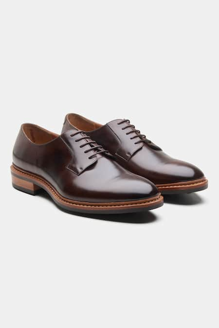 Kozasko Goodyear Welted Plain Toe Blutcher Shoes 