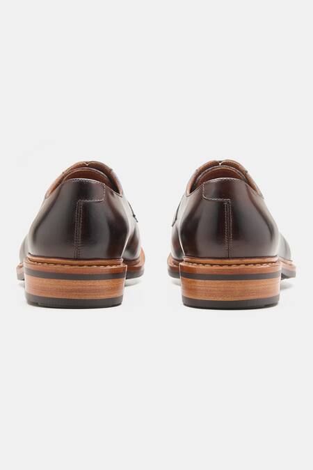 Buy Kozasko Brown Goodyear Welted Plain Toe Shoes Online at Aza Fashions Buy_Kozasko_Brown Goodyear Welted Plain Toe Shoes _Online_at_Aza_Fashions