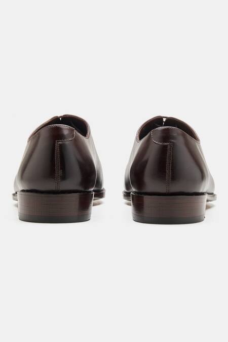 Buy Kozasko Brown Brogue Cutwork Oxfords Online at Aza Fashions Buy_Kozasko_Brown Brogue Cutwork Oxfords _Online_at_Aza_Fashions