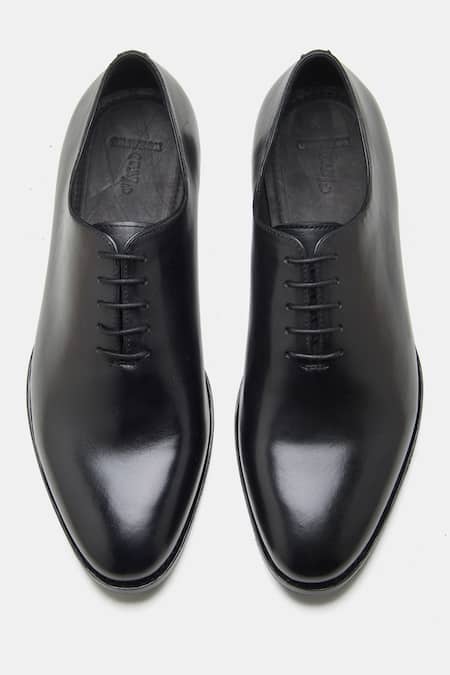 Shop Kozasko Black Goodyear Welted Wholecut Oxfords at Aza Fashions Shop_Kozasko_Black Goodyear Welted Wholecut Oxfords _at_Aza_Fashions