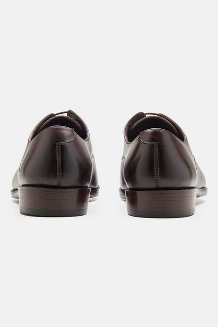 Buy Kozasko Brown Goodyear Welted Apron Toe Derbies Online at Aza Fashions Buy_Kozasko_Brown Goodyear Welted Apron Toe Derbies _Online_at_Aza_Fashions