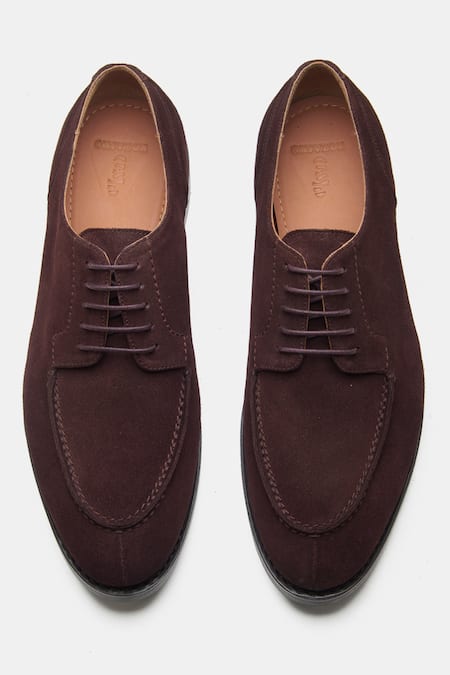 Kozasko Brown Suede Derby Shoes 