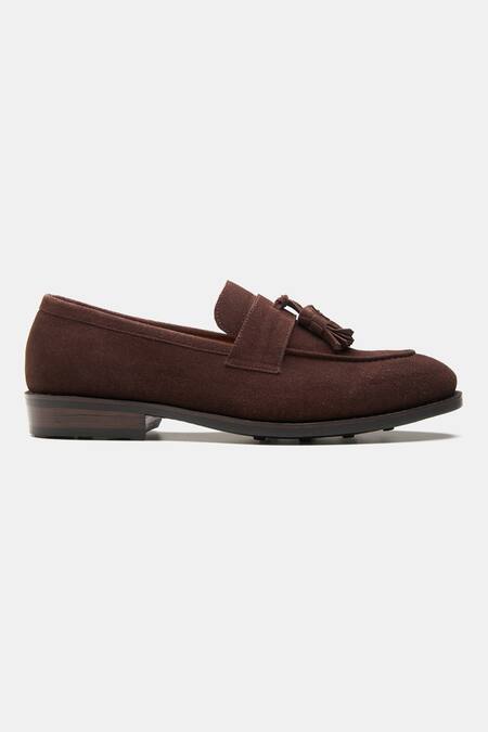 Kozasko_Brown Goodyear Suede _Online_at_Aza_Fashions