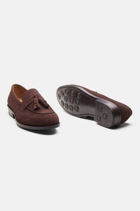 Shop_Kozasko_Brown Goodyear Suede _Online_at_Aza_Fashions