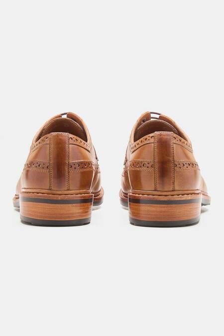 Shop_Kozasko_Brown Goodyear Welted Longwing Blutcher _Online_at_Aza_Fashions