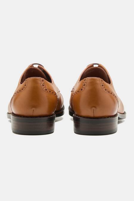 Buy Kozasko Brown Goodyear Welted Semi Brogue Derby Shoes Online at Aza Fashions Buy_Kozasko_Brown Goodyear Welted Semi Brogue Derby Shoes _Online_at_Aza_Fashions