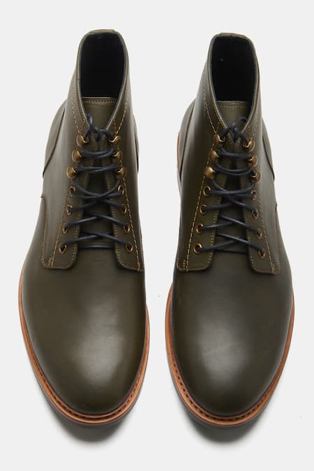Kozasko Goodyear Welted Plain Toe Boots 