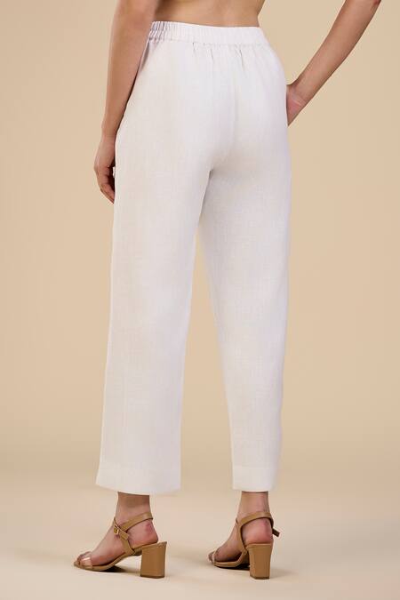 Buy Origani Pink Linen Embroidery Collared Blooming Rose Shirt With Pant Online at Aza Fashions Buy_Origani_Pink Linen Embroidery Collared Blooming Rose Shirt With Pant _Online_at_Aza_Fashions